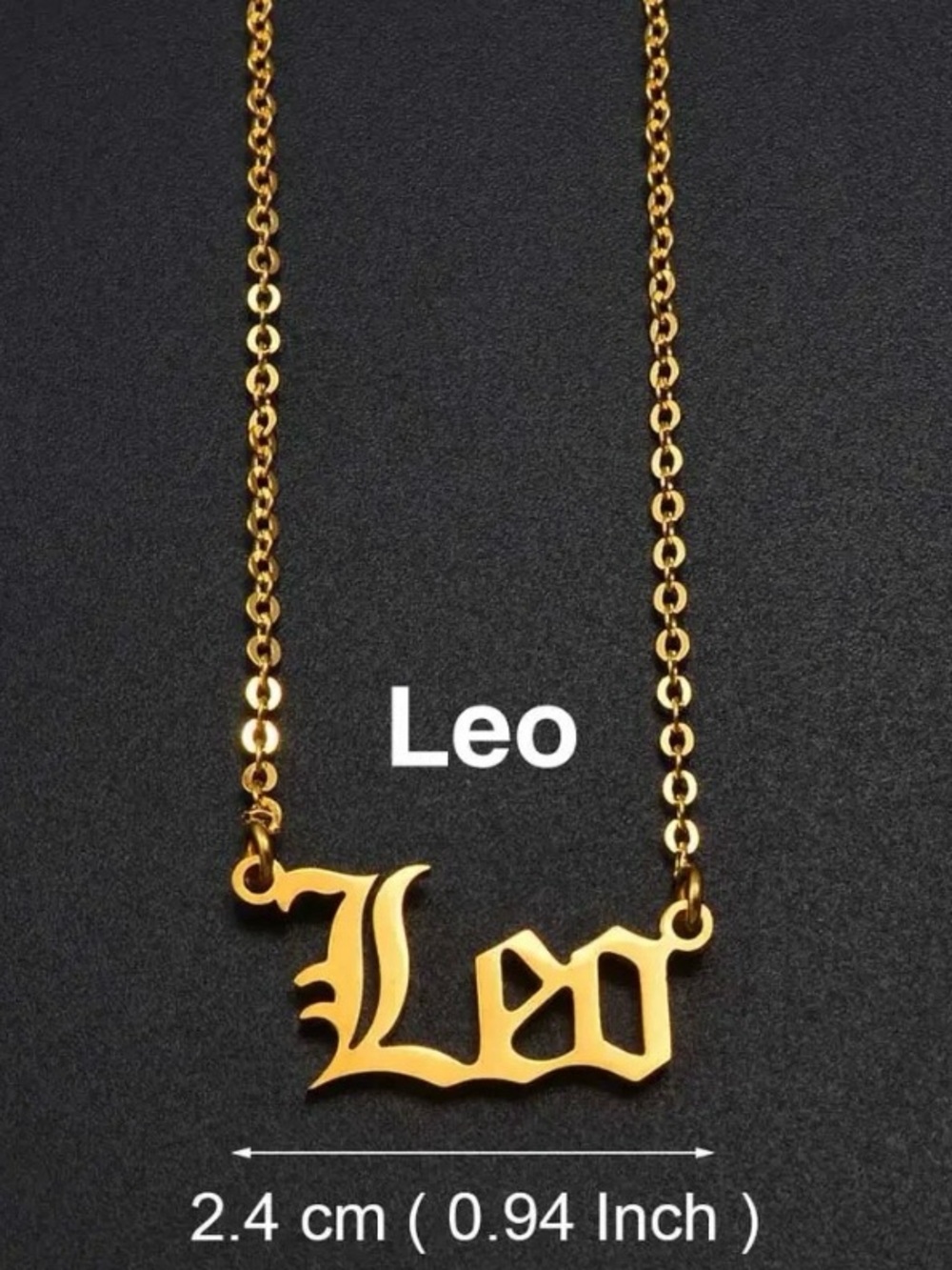 Leo ♌️ 18k Gold Plated Stainless Steel Zodiac Sign Necklace